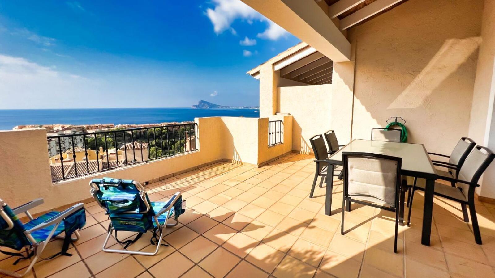 Agradable adosado con maravillosas vistas Calpe Exterior foto